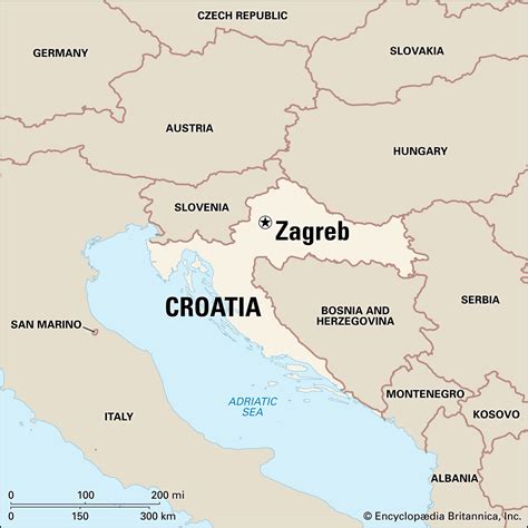 where is zagreb croatia located